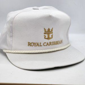 Vintage Royal Caribbean Cruise Hat Snapback Rope 90s Classic Triangle Ship Boat